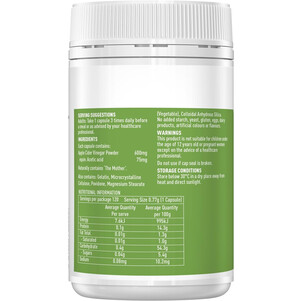 (PRE ORDER) Healthy Care Apple Cider Vinegar 120 Tablets shelf life 2yrs